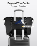 LUGGEX Travel Bags for Woman, Expandable Weekender Carry On Bag, Overnight Tote Bag for Sport Gym Hospital, 11.8x15.7x8.7 Inch