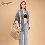 Wrangler Travel Duffel Bag Carry On Overnight Bag with Shoe Compartment Weekender Bag for Women WG253-5110KH