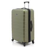 Wrangler Smart Spinner Hardside Luggage, 3 Piece Set, Olive Green
