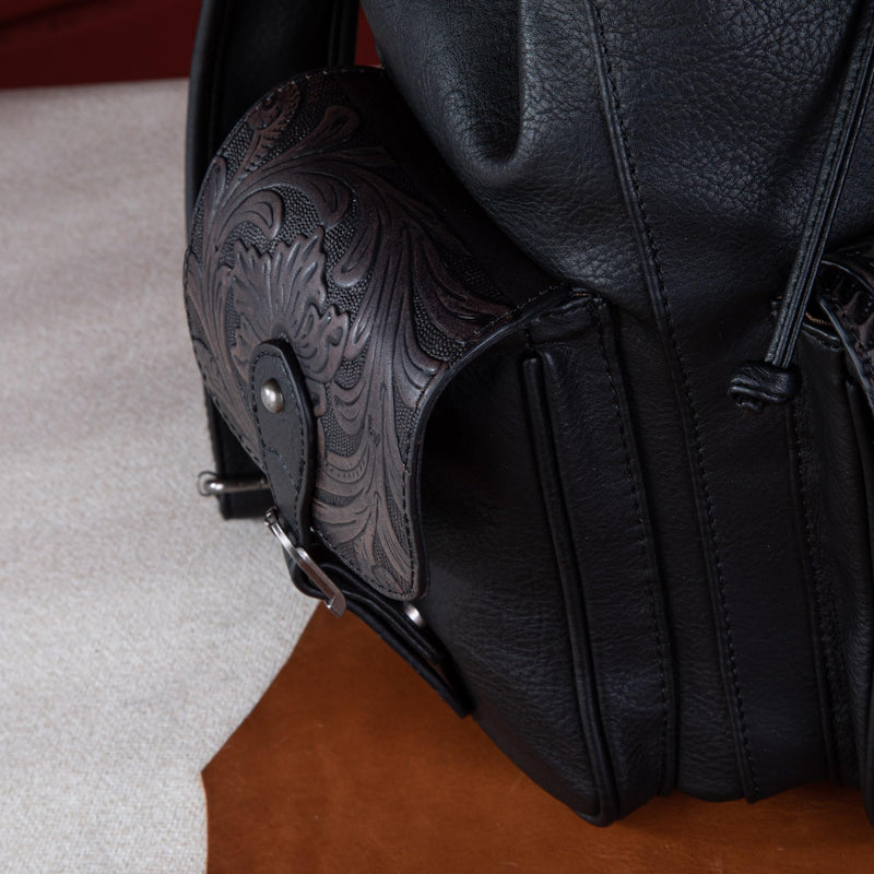 Montana West Wrangler Backpack Purse for Women Men Western Backpack Floral Tooled Travel Bags