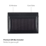 TUMI - Delta Slim Card Case - Men's Leather Wallet for Everyday & Travel - Black