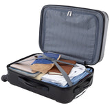 Travelers Club Chicago Hardside Expandable Spinner Luggage, Black, 22" Carry-On