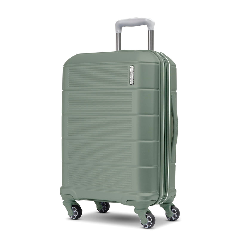 American Tourister Stratum 2.0 Expandable Hardside Luggage with Spinner Wheels, Carry-On, Jade Green