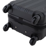 Travelers Club Chicago Hardside Expandable Spinner Luggage, Black, 22" Carry-On