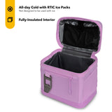 RTIC 6 Can Everyday Cooler, Soft Sided Portable Insulated Cooling for Lunch, Beach, Drink, Beverage, Travel, Camping, Picnic, for Men and Women, Lavender