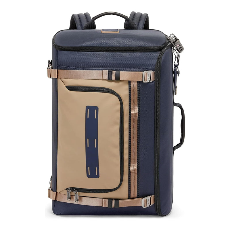 TUMI - Alpha Bravo Endurance Backpack - Large Travel Laptop Backpack - 22.0" X 14.0" X 8.5" - For 17" Laptop - Midnight Navy/Khaki