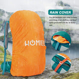 HOMIEE 50L Hiking Backpack Travel Bag Waterproof Camping Rucksack with Rain Cover Lightweight Backpacking Backpack