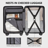 Hulsin Carry On Luggage with TSA Lock, Carry on Suitcase 22x14x9 Airline Approved, Carry-on luggage with 360° Spinner Wheels, Hardside 20 Inch Lightweight Hard Shell Suitcase (Black, 20-Inch)