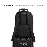 TUMI Harrison Warren Backpack - 15-Inch Laptop Backpack - Stylish Women's & Men's Backpack for Travel & Business - Black