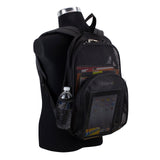 Eastsport Mesh Beach Backpack Lightweight See Through for Travel, College, Swim, Gym Bag, Black