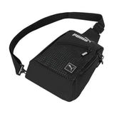 PUMA EVERCAT SIDEWALL SLING BACKPACK,Black/Silver,One Size