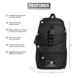 adidas Originals Utility Crossbody Sling Bag with Water Bottle Sleeve
