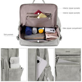 CLUCI Backpack Purse for Women Large Womens Leather Travel Fashion Backpack Purse Designer Ladies Shoulder Bags with Tassel