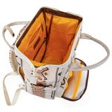 Wrangler Aztec Backpack Organized Daypack Travel Baby Bag with Stroller Strap and Side Bottle Pockets WG2204-9110TN