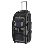 Travelers Club 30" Xpedition Rolling Duffel Bag, Charcoal Grey