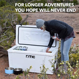RTIC 145 QT Ultra-Tough Cooler Hard Insulated Portable Ice Chest Box for Beach, Drink, Beverage, Camping, Picnic, Fishing, Boat, Barbecue, Olive