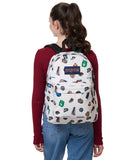 JanSport SuperBreak Plus Backpack with Padded 15-inch Laptop Sleeve and Integrated Bottle Pocket - Spacious and Durable Daypack for Work and Travel - Collected Collage