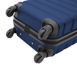 Travelers Club Harper Luggage, Blue, 22-Inch Carry-On
