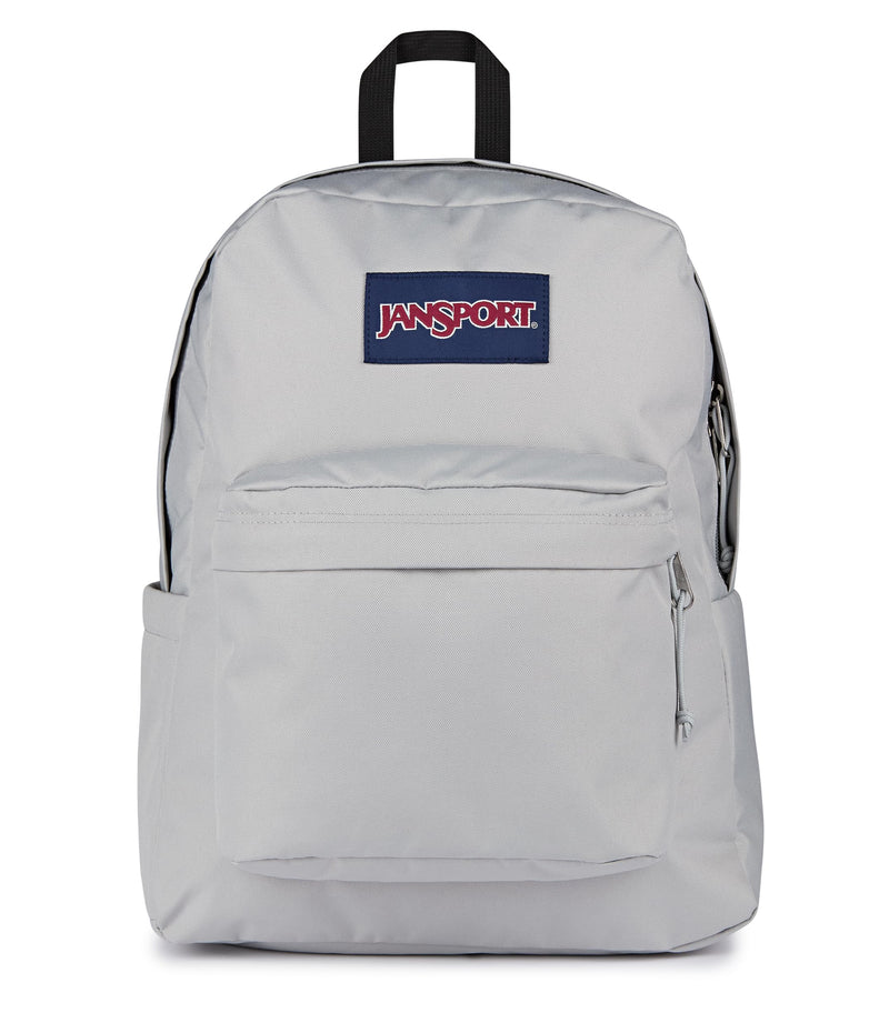 JanSport SuperBreak Plus Backpack with Padded 15-inch Laptop Sleeve and Integrated Bottle Pocket - Spacious and Durable Daypack for Work and Travel - Grounded Grey