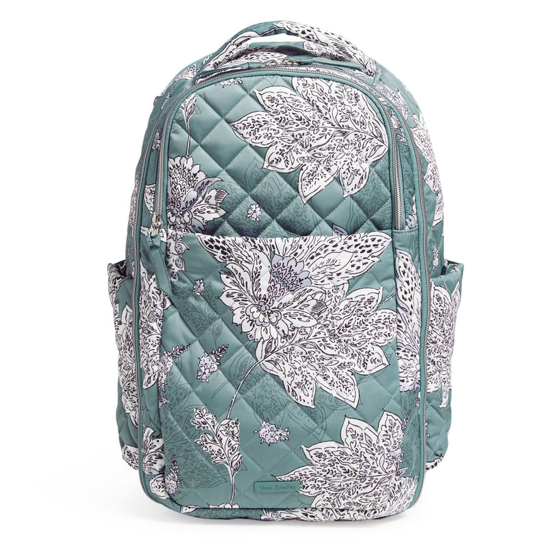 Vera Bradley Women's Performance Twill Travel Backpack Travel Bag, Tiger Lily Blue Oar, One Size