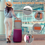 BAGPARKK Travel Laptop Backpack,42L Carry on Luggage, Flight Approved Expandable Backpack,Business Anti Theft Weekender Bags for Women Men, Water Resistant Expandable Backpacks With 4 Packing Cubes