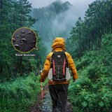Newsty 35L Hiking Backpack, Camping Backpack for Adventures, Black