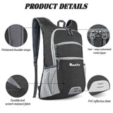 Seektop 20L Hiking Backpack Ultra Lightweight Waterproof Travel Backpack Packable Small Outdoor Bag Foldable Day Pack for Women Men