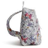 Vera Bradley Women's Bancroft Backpack - Premium Cotton, Wing + Bloom, One Size