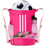 Champhox Soccer Bag, Youth Soccer Basketball Bag with Compartments Drawstring Backpack for Football Volleyball Gym Training