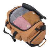 Carhartt 40L Utility Duffel, Heavy-Duty Bag for Jobsite, Gym, & Travel, Carhartt Brown, 40L