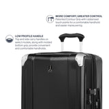 Travelpro Pathways 3 Hardside Expandable Luggage, 8 Spinner Wheels, Lightweight Hard Shell Suitcase, Checked Medium 25 Inch, Black Knight