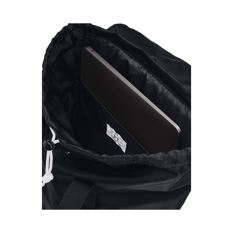 Under Armour womens Favorite Backpack , Black (001)/White , One Size Fits Most