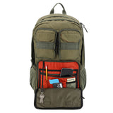 Eddie Bauer Cargo Tactical Backpack | Adventure | Heavy Duty | Outdoor | Water Resistant | 600D Polyester - Grey Moss