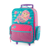 Stephen Joseph Kids Classic Rolling Luggage, Kids Luggage, Toddler Rolling Travel Carry On, Kids Suitcase with wheels,