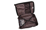 It Luggage Glitzy 31" Hardside Checked 8 Wheel Expandable Spinner, Metallic Rose Gold