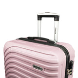 Dejuno Craft Hardside 3-Piece Lightweight Spinner Luggage Set - Blush