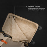 Briggs & Riley 28" Medium Trunk Spinner - Checked Luggage for Travel, Suitcases with Wheels, Hardside Rolling Bag for Men & Women, Self-Repairing Zipper - Torq Collection, Stealth Black