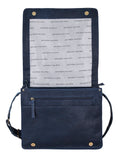 Christmas Gift | ANTONIO VALERIA Albert Blue Oily Wash Leather Messenger Bag for Men