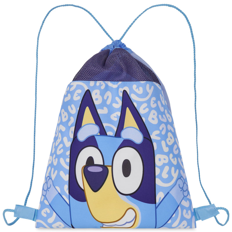 Bluey Swim Bag for Kids, String Bag for Swimming, Sports - Drawstring Backpack