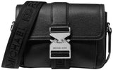 Michael Kors Men's Hudson Aviator Crossbody Bag, Black, One Size