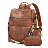 AGLOD Vegan Leather Laptop Backpack for Women 15.6 Inch Work Backpack Purse for Travel College