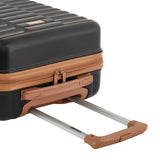 Wrangler 22" Outrider Hardside Carry-On Luggage, Black