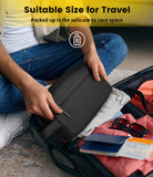 Vorspack Travel Toiletry Bag for Men - Hanging Toiletries Bag Water Resistant Travel Bag for Toiletries Accessories - Black