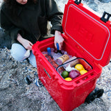 YETI Roadie 32 Wheeled Cooler, Rescue Red