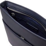 Lacoste Men's Classic Flat Crossover Crossbody Bag, Midnight Blue, One Size