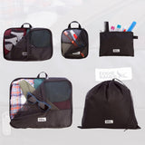 Eddie Bauer 5 Set Packing Organizer Cubes for Suitcases, Travel Essentials for Carry on, Lugagge Oganizer Bags Set Accessories, brook