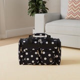 Rockland Duffel Bag, Black Dot, 19-Inch