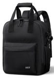 MIER Backpack Cooler 24 Cans Insulated Double Deck Soft Coolers Bag Lightweight Lunch Back Pack Women Men for Beach Travel Work Fishing, Black