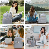 Tealari Laptop Backpack for Women,15.6 Inch Laptop Backpack for Work,Water Resistant Travel Backpack,College Bookbag with Wallet