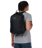 JanSport Venture Daypack – Travel Pack With Large Main Compartment, Padded Laptop Sleeve, Dual Water Bottle Pockets, and Attachment Buckles, Black
